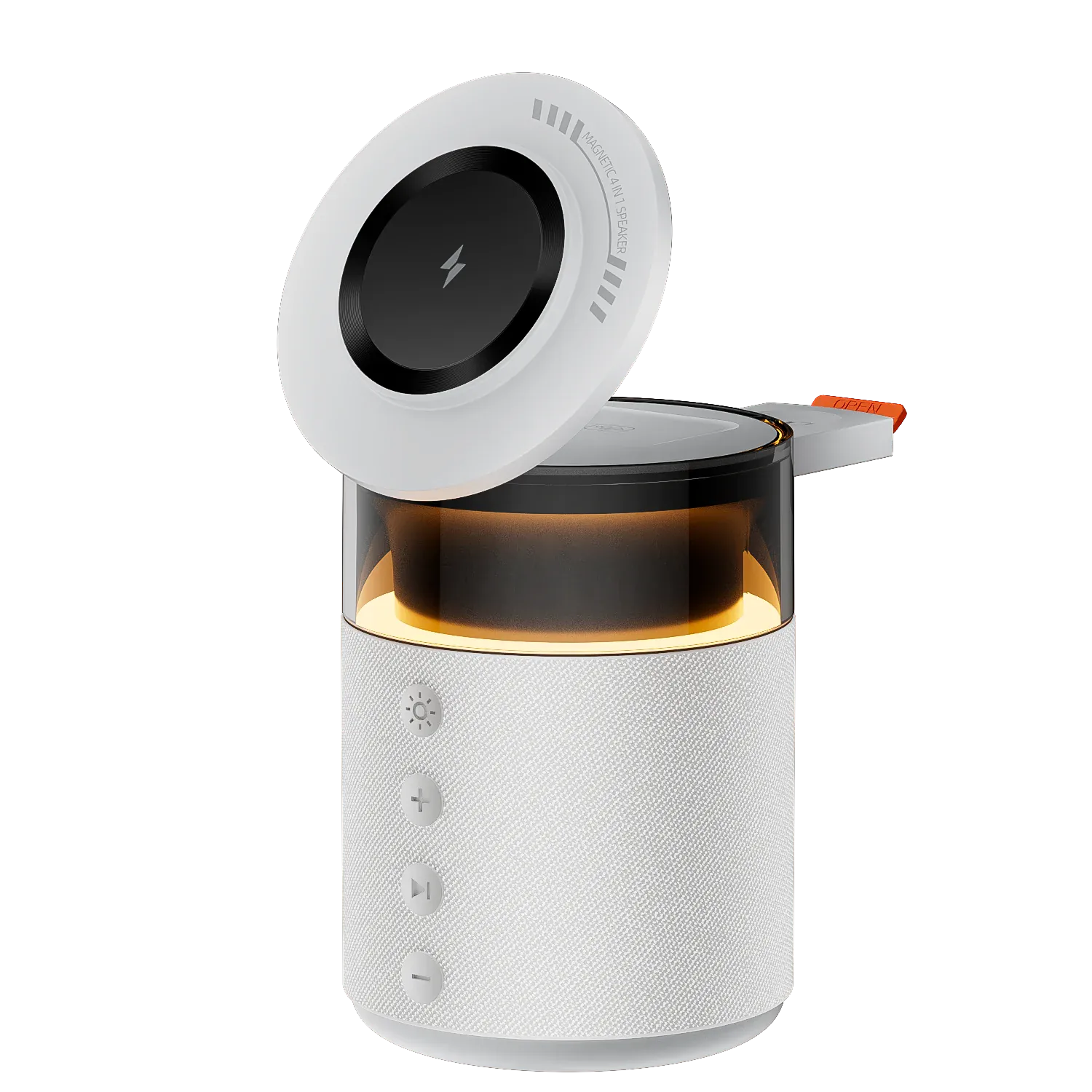 High-Tech Lindjee 5-in-1 charging station fast charge ports detail view