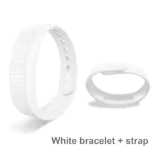 High-Tech Lindjee Blanc avec sangle / Chine Bracelet Smart LED